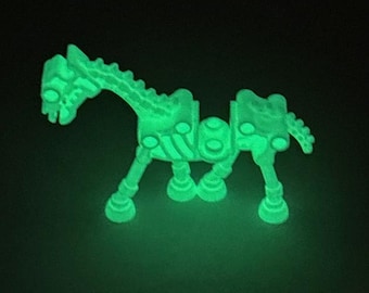 装甲スケルトンライダーを乗せたスケルトンMC馬 - MC、本物のレゴ