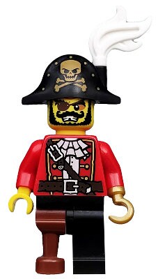 Lego MINIFIGURE Vintage Pirate Captain Series Etsy Norway