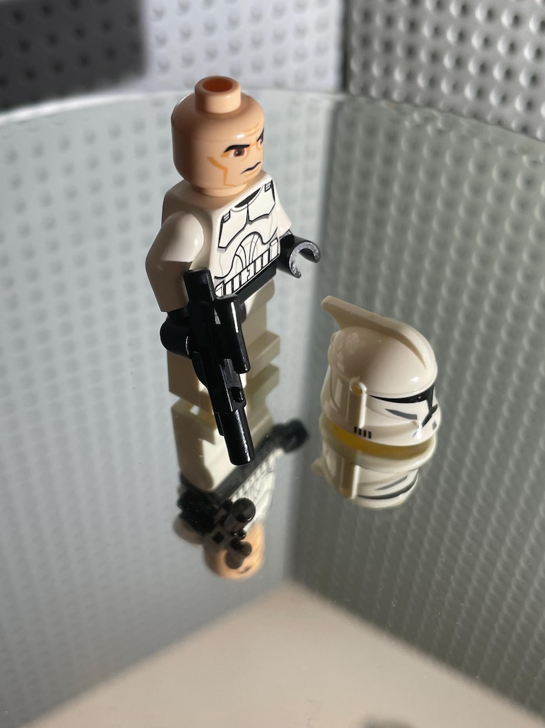 Lego Star Wars MINIFIGURE Clone Trooper Clone Wars /w Blaster image 7