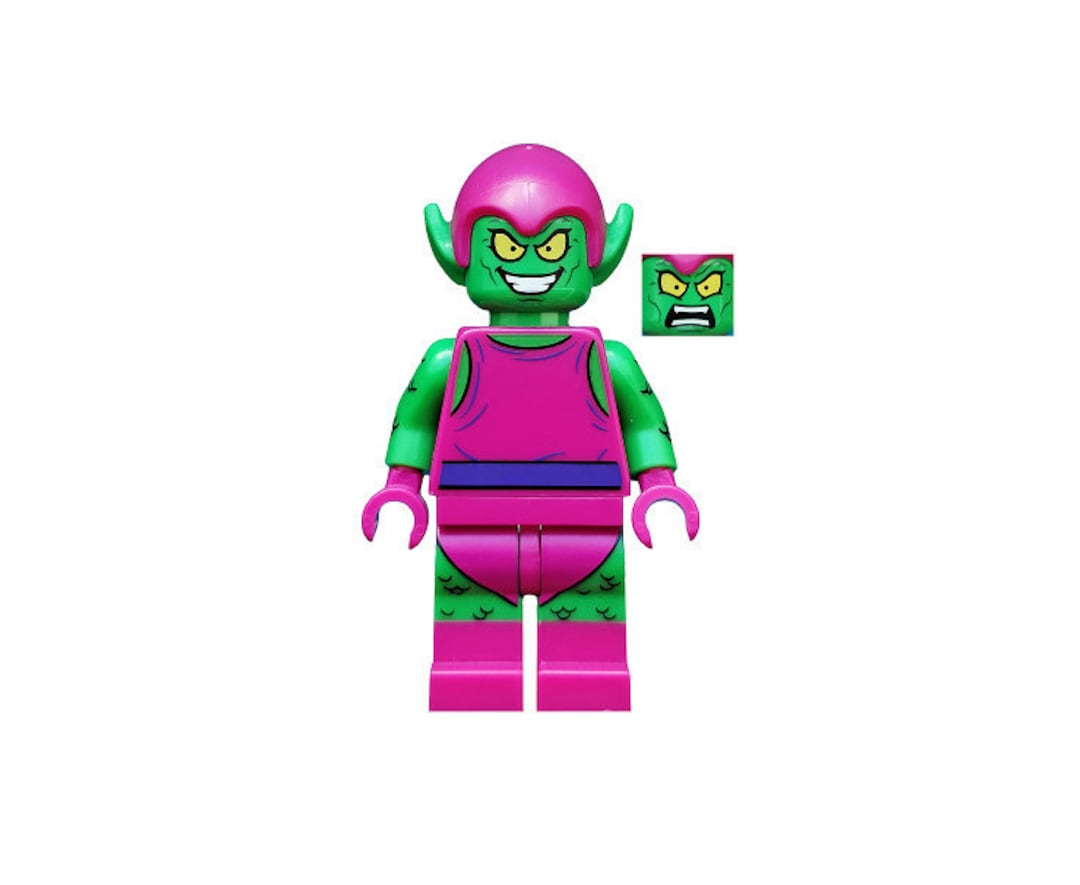 Lego MINIFIGURE Green Goblin Magenta Outfit Super - Etsy