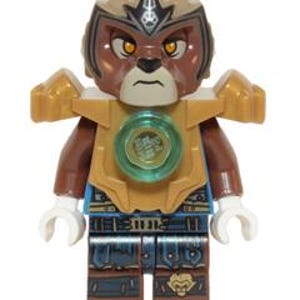 Lego MINIFIGURE Legends of Chima -  Lavertus - Pearl Gold Heavy Armor