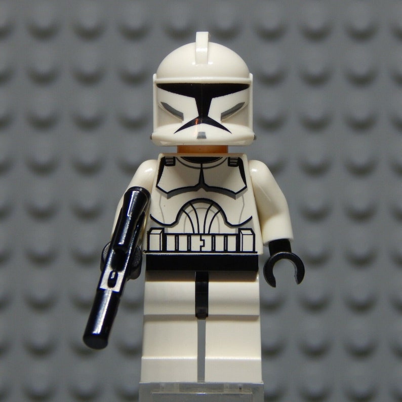 Lego Star Wars MINIFIGURE Clone Trooper Clone Wars /w Blaster image 1