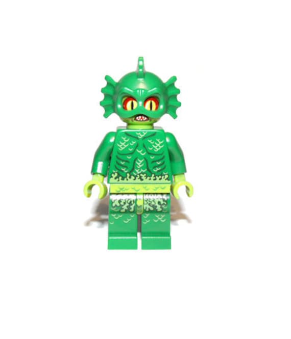 Lego MINIFIGURE halloween mutant Swamp Creature Monster