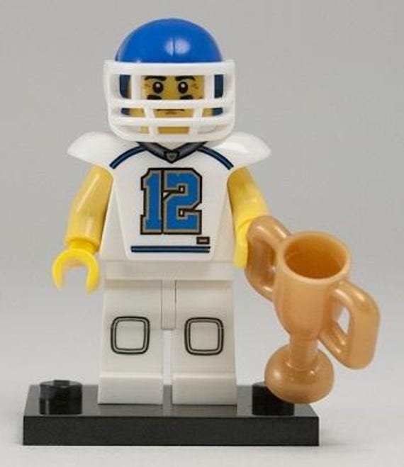 Lego MINIFIGURE Football Player Series 8 complete Set With Stand and Accessories Etsy UK