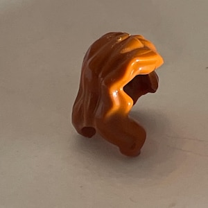 Lego Minifigure, Hair Female Mid-Length with Part over Right Shoulder
