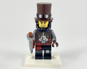 Lego MINIFIGURE Abe Abraham Lincoln Apocalypseburg the LEGO Movie 2 complete Set With Stand and Accessories Etsy Sweden