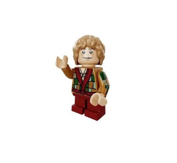 Lego MINIFIGURE Hobbit Lord of the Rings Bilbo Baggins Patchwork Coat Etsy UK