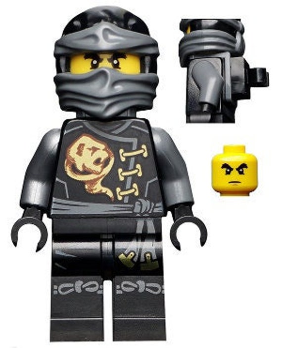 Lego MINIFIGURE Ninjago Cole Skybound with Neck Bracket and Modified Tile