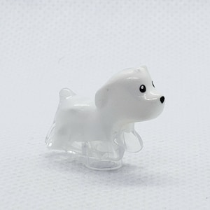 Lego MINIFIGURE halloween Animal Dog Ghost Marbled White Pattern Spencer Hidden Side