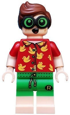 Lego batman robin minifigure discount