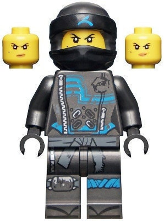 Lego MINIFIGURE Ninjago Nya Hunted, Crooked Smile Scowl