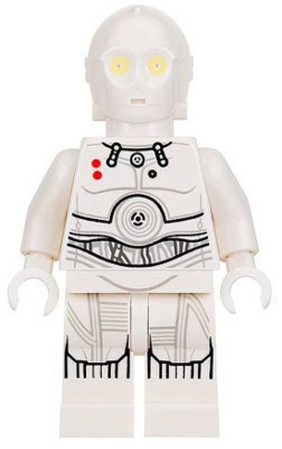 Lego Star Wars MINIFIGURE K 3PO Printed Legs White Protocol Droid