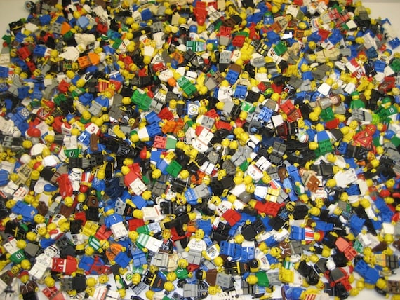 MINIFIGS LEGO ACCESSOIRES LOT DE 10 MAINS JAUNES