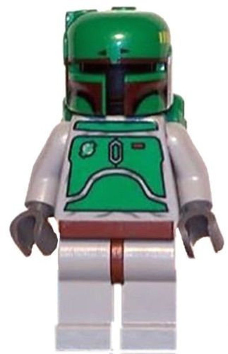 Lego Minifigure Boba Fett Star Wars Figure AUTHENTIC Lego Etsy