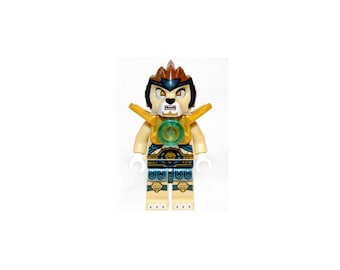 Lego MINIFIGURE LEGENDS of CHIMA Lennox - Pearl Gold Armor
