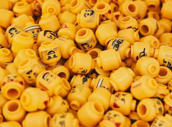 lego heads bulk