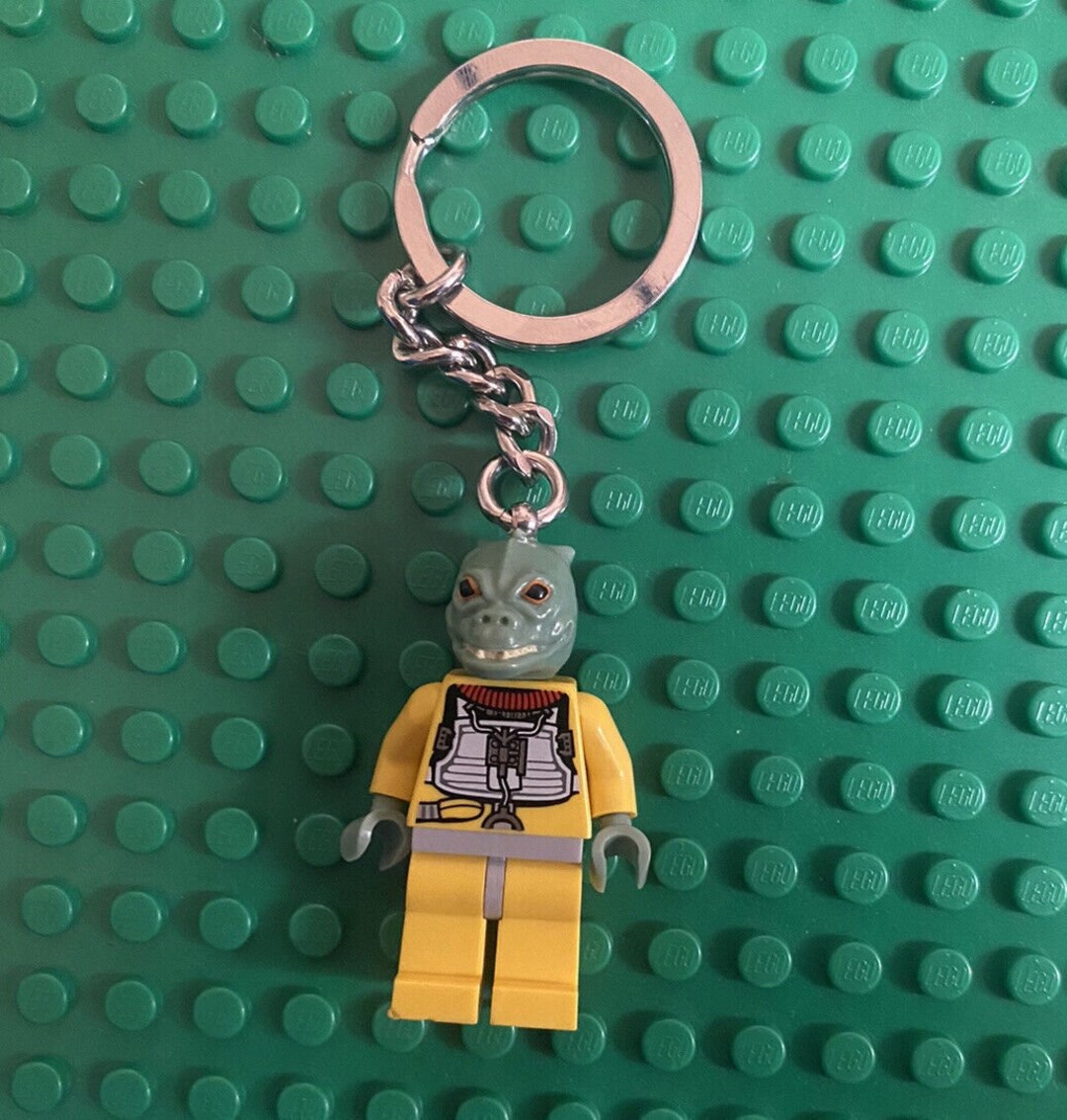 LEGO Star Wars Minifigure Bossk Key Chain Mercenary Bounty Hunter - Etsy