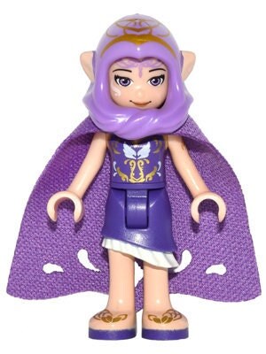 Lego MINIFIGURE Friends Elves Aira Windwhistler, Long Cape and