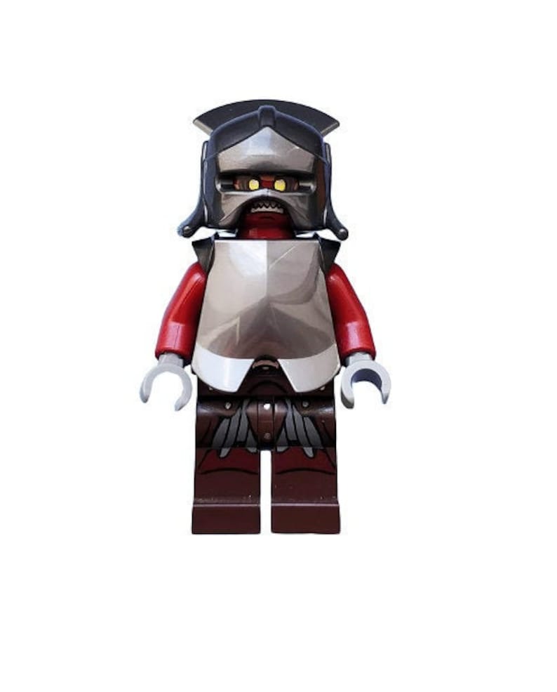 Lego MINIFIGURE Hobbit Lord of the Rings - Uruk-hai - Helmet and Armor ...