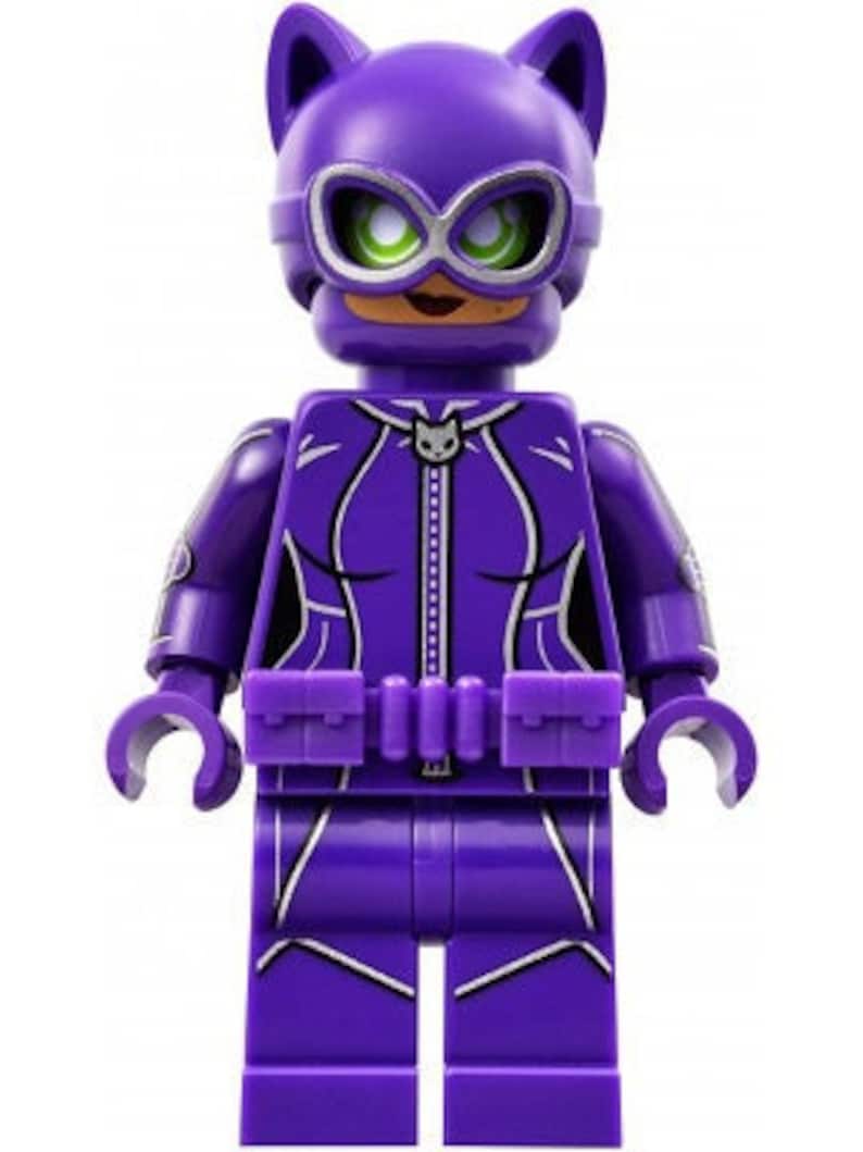 Lego Super Hero MINIFIGURE Catwoman Purple Utility Belt Etsy Ireland