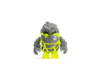 Lego MINIFIGURE Rock Monster - Sulfurix (Trans-Neon Green)