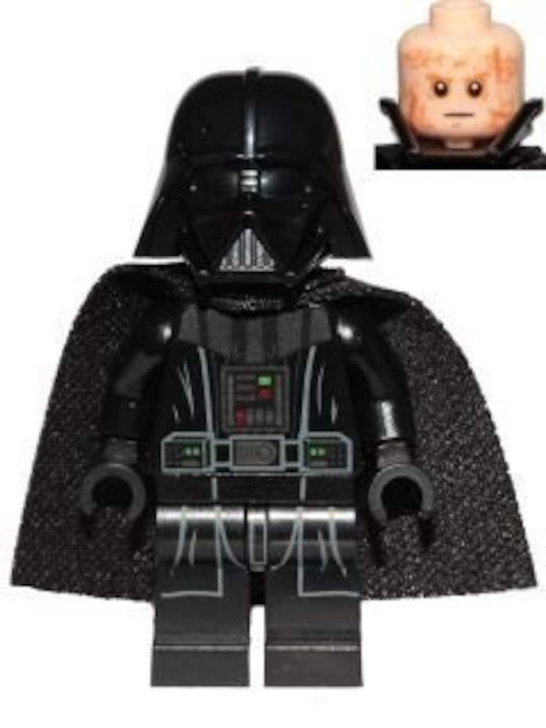Lego Star Wars MINIFIGURE Darth Vader Light Nougat Head