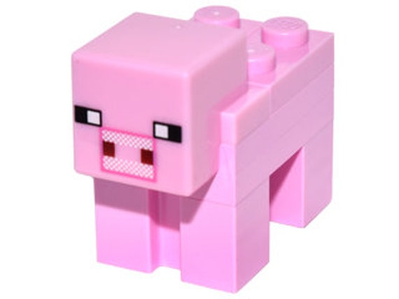 Lego MINIFIGURE Minecraft Maiale Rosa -  Italia