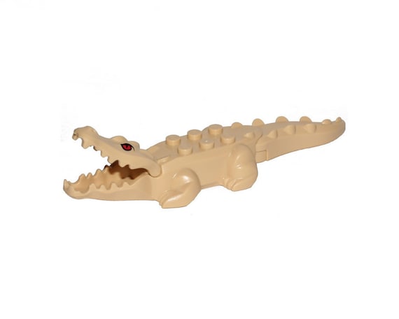 Lego Alligator Crocodile With Teeth With Red - Etsy
