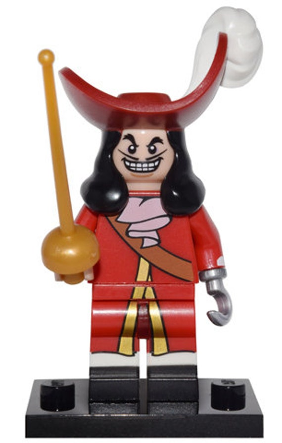 Lego MINIFIGURE Captain Hook, Disney, Series 1 complete Set With