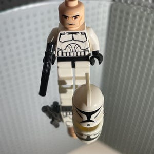 Lego Star Wars MINIFIGURE Clone Trooper Clone Wars /w Blaster image 3