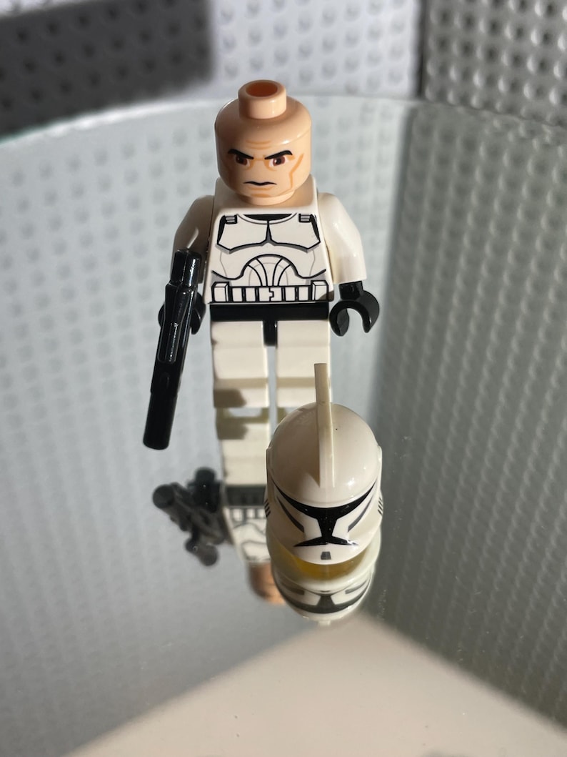 Lego Star Wars MINIFIGURE Clone Trooper Clone Wars /w Blaster image 3