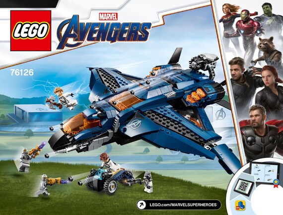 Lego avengers quinjet 76126 sale