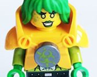 Lego MINIFIGURE Halloween Monster Toxikita With Armor Etsy UK