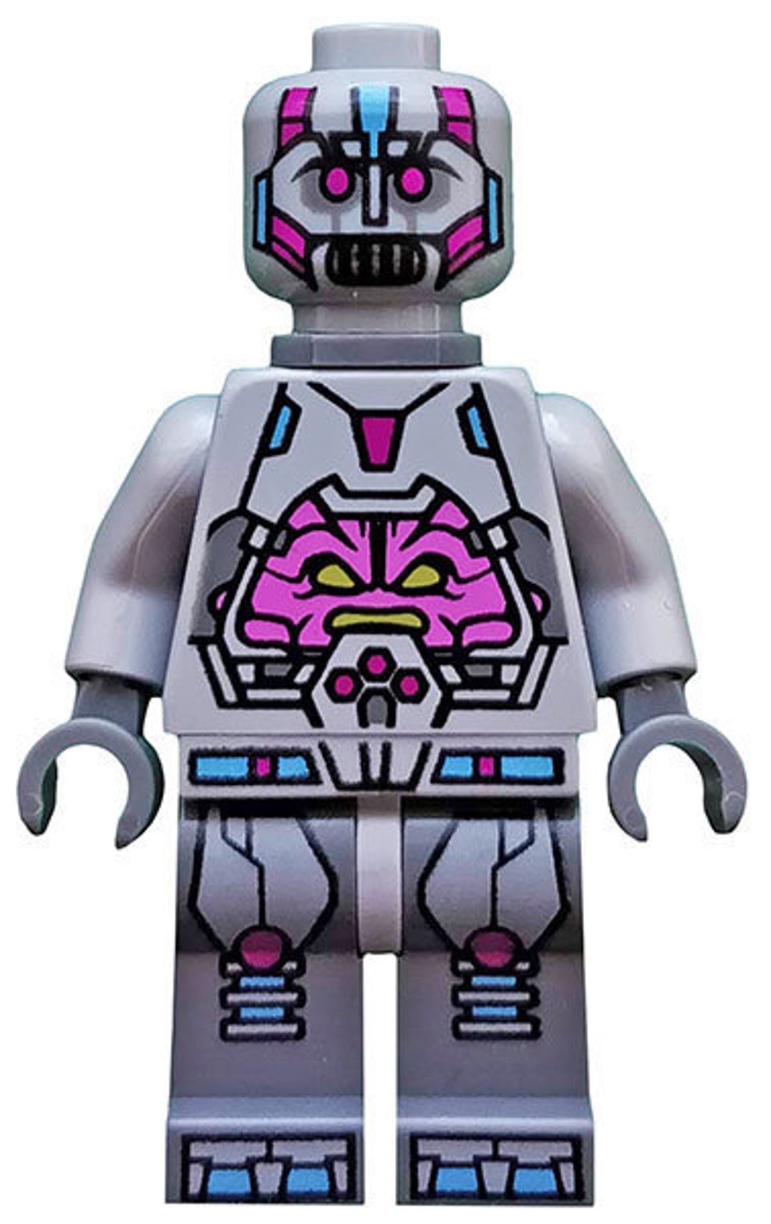 Lego MINIFIGURE the Kraang Gray Exo suit Body Robot Suit With Back Barb Etsy UK