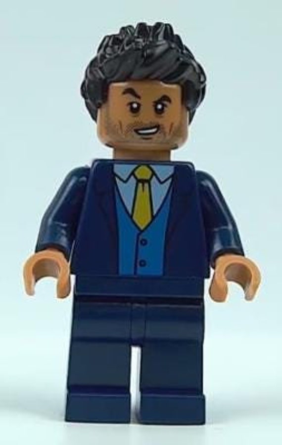 Lego MINIFIGURE Jurassic World Legend of Isla Nublar Simon Masrani Dark  Blue Suit - Main Image