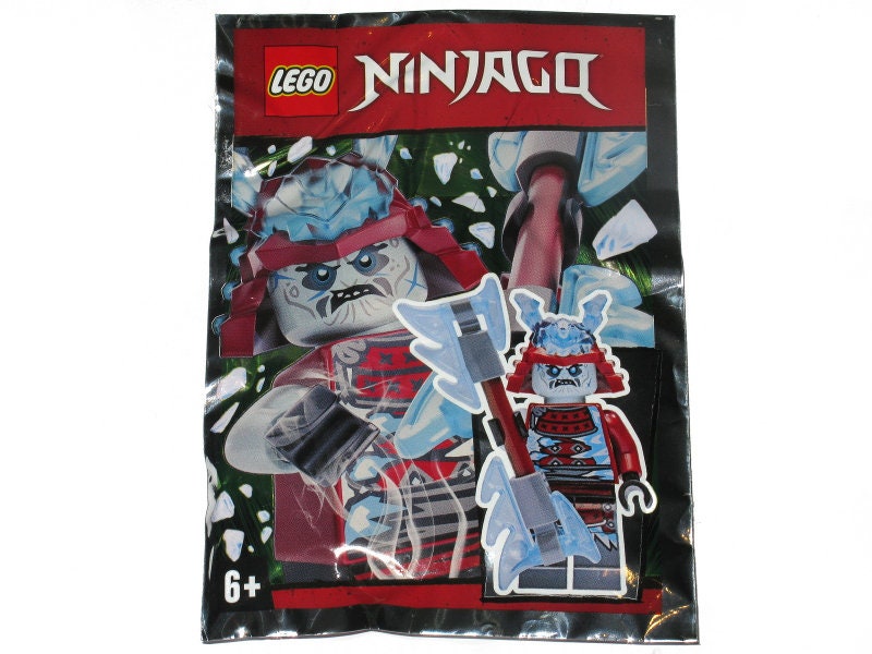 Lego MINIFIGURE Ninjago Blizzard Samurai Ninja Helmet With Trans