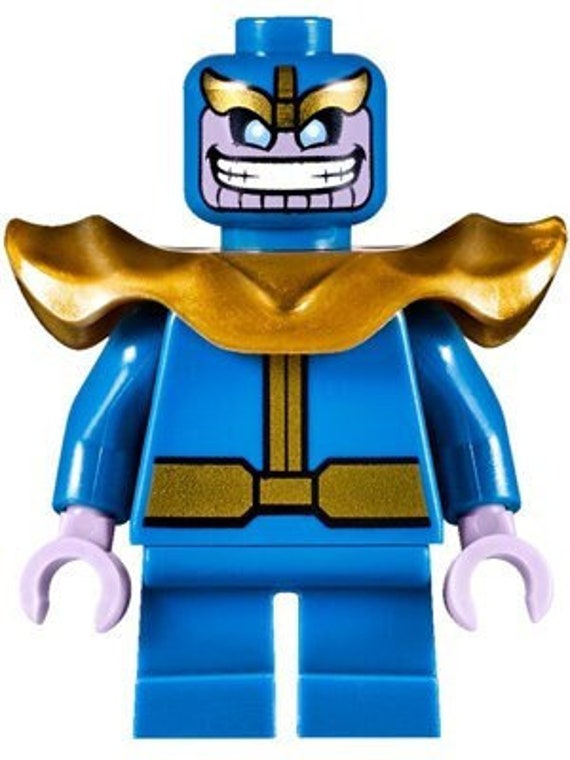 Lego MINIFIGURE Lego Marvel Avengers Thanos Short Blue Legs 