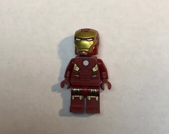 Lego MINIFIGURE Super Hero Mark 7 Seven Iron Man Etsy