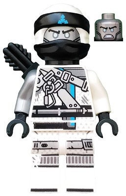 Lego MINIFIGURE Ninjago Zane Hunted