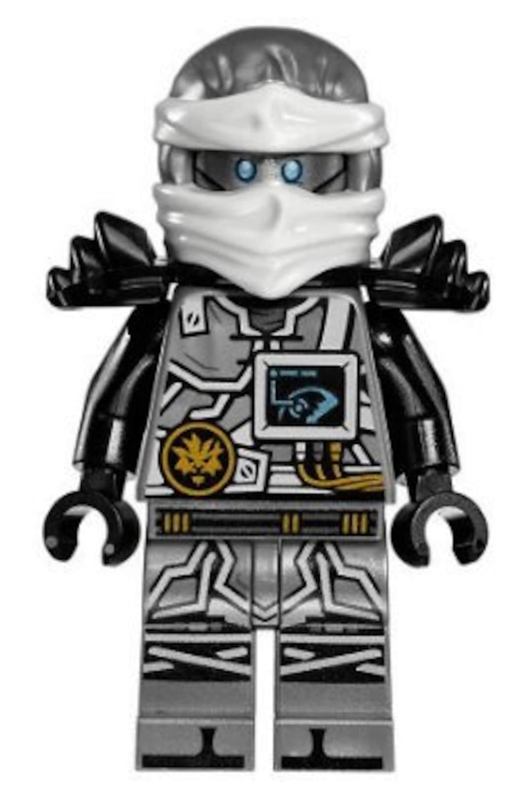Lego MINIFIGURE Ninjago Zane Hands of Time, Black Armor