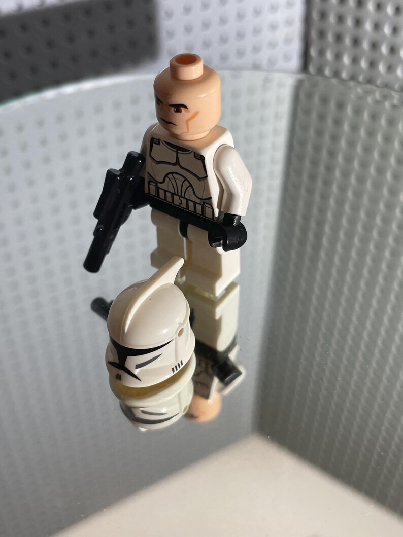 Lego Star Wars MINIFIGURE Clone Trooper Clone Wars /w Blaster image 9