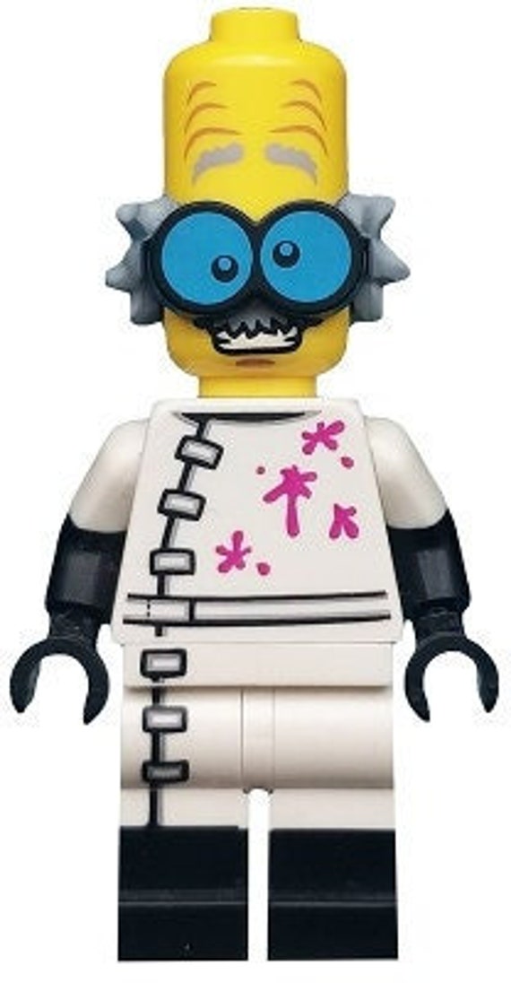 Lego Minifigure Halloween Monster DR Mad Scientist - Etsy