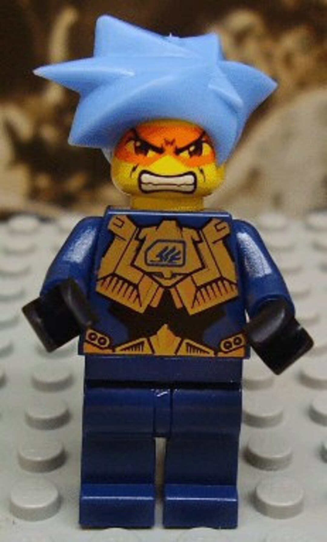 Lego MINIFIGURE Exo force Hikaru Gold Armor Etsy