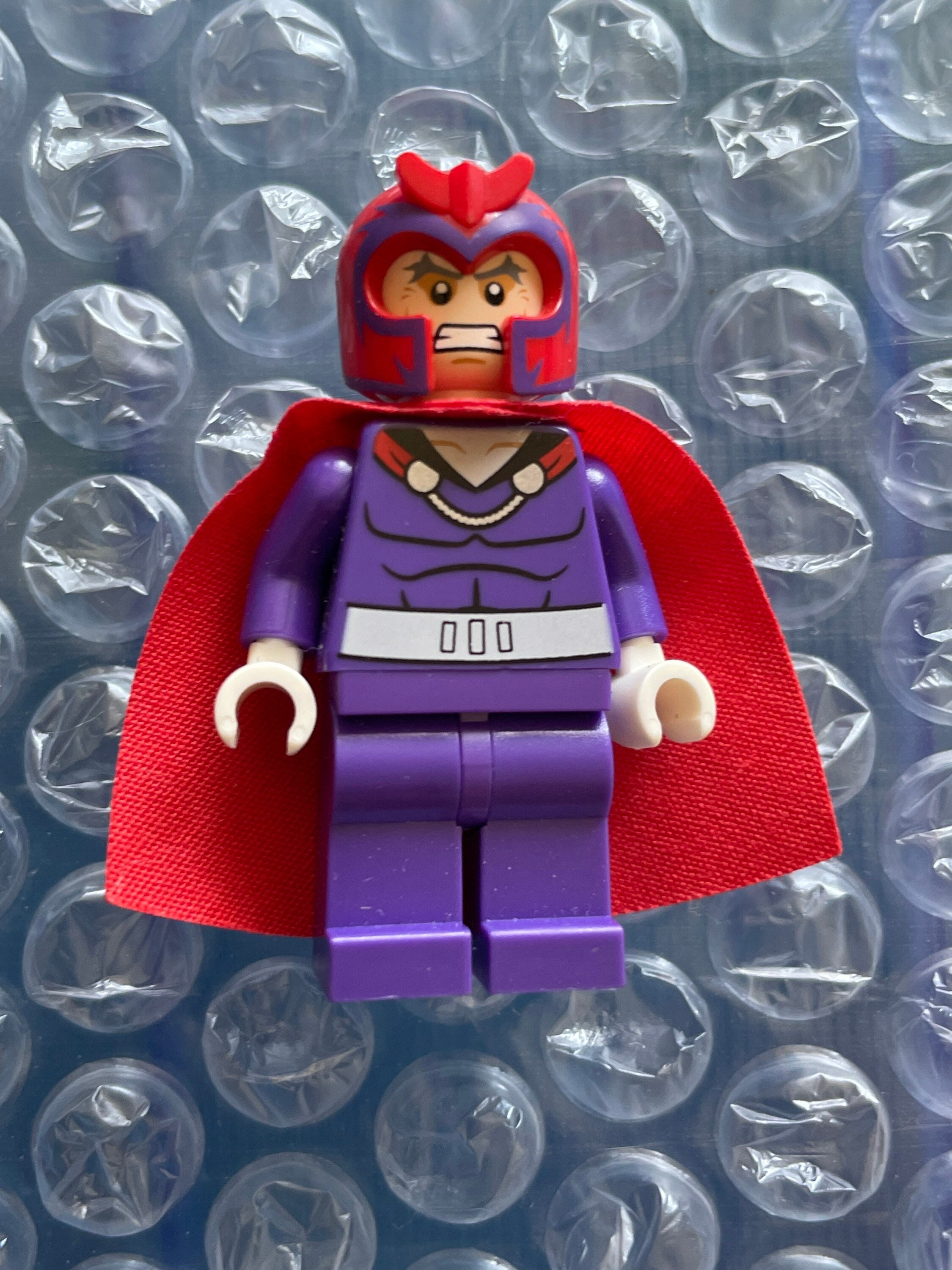 Lego MINIFIGURE X-men Magneto Helmet Dark Purple Outfit Mutant Etsy