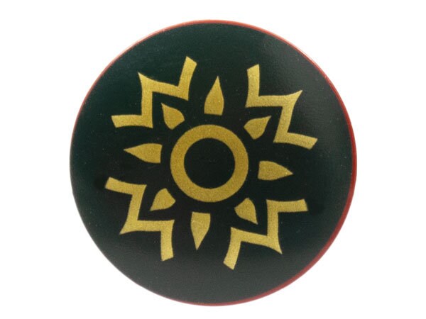 Lego MINIFIGURE Hobbit Lord Rohan, Shield Circular Convex Face With ...