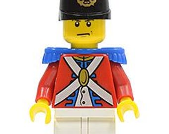 Lego MINIFIGURE Imperial Soldier II Shako Hat Printed, Scowl