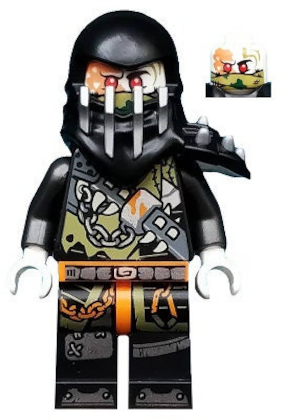 Lego MINIFIGURE Ninjago Holloween Forzen Undead Monster Muzzle