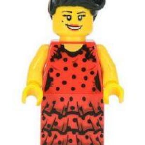 Lego MINIFIGURE Flamenco Dancer