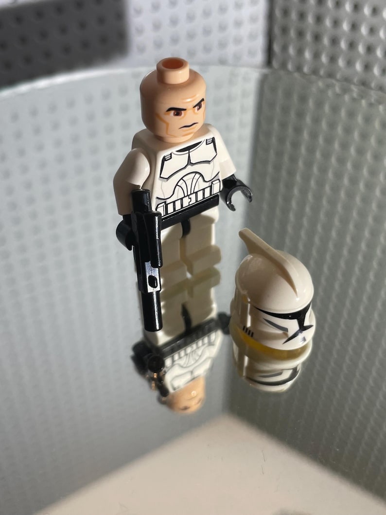 Lego Star Wars MINIFIGURE Clone Trooper Clone Wars /w Blaster image 5