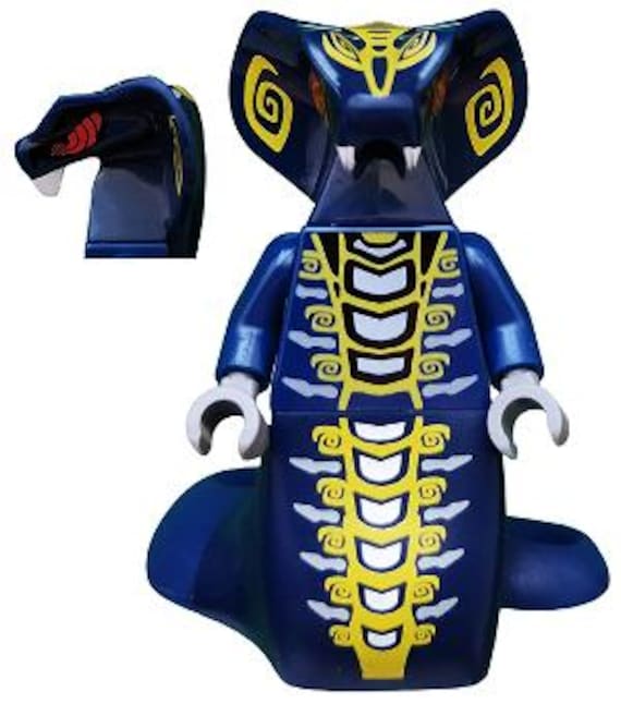 Lego MINIFIGURE Ninjago halloween Villian Mastermind Monster Snake General  Skales